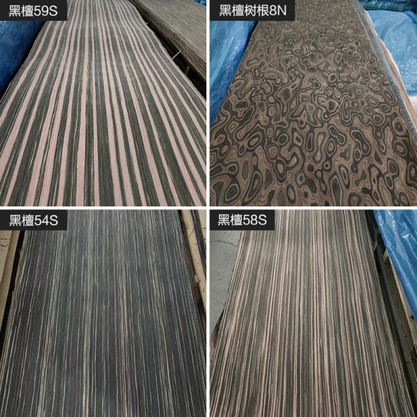 Pine Products Technology Veneer Ebony Straight Grain Mountain Grain Furniture Veneer Decorative Decoration Materials Wood Veneer Siding - Image 4