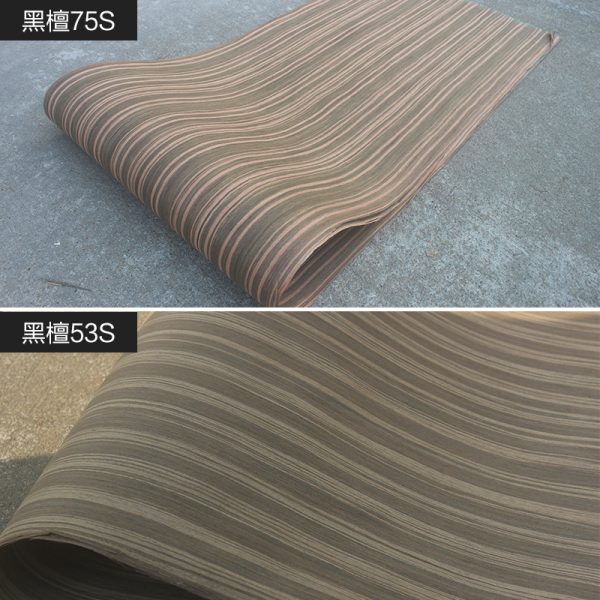 Pine Products Technology Veneer Ebony Straight Grain Mountain Grain Furniture Veneer Decorative Decoration Materials Wood Veneer Siding - Image 5
